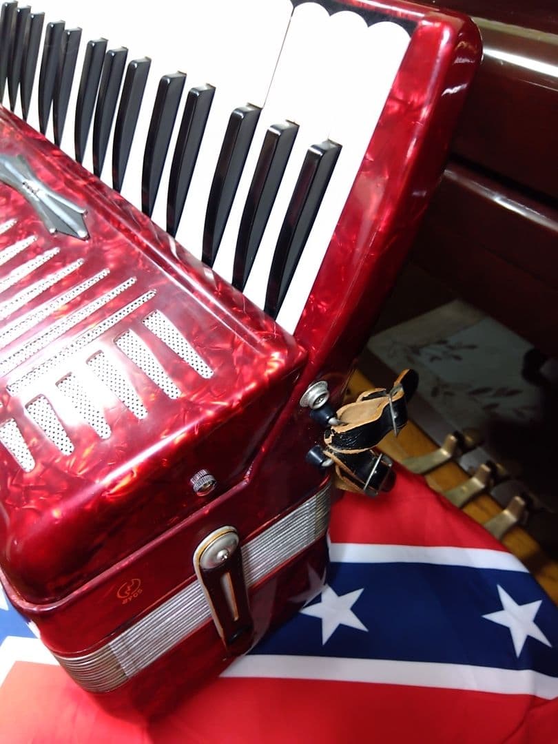 【動作品大幅なメンテ完了品】YAMAHA YA-21アコーディオン