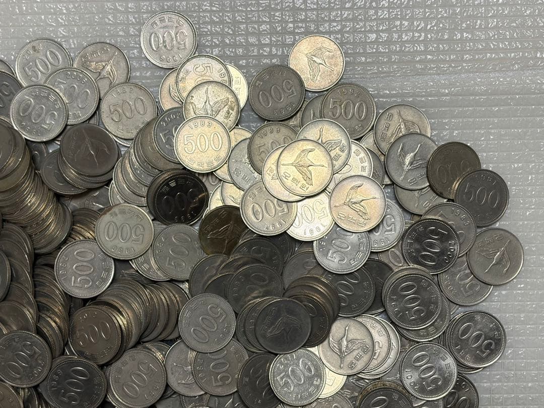 古銭　外国　韓国古銭　韓国硬貨　韓国　韓国ウォン　500ウォン　韓国