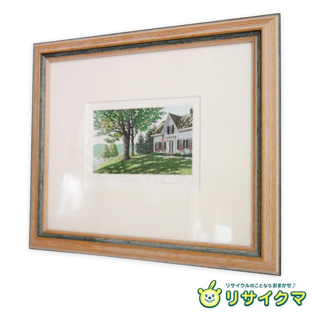 M▽キャロル コレット JULY 銅版画 エッチング (37861)