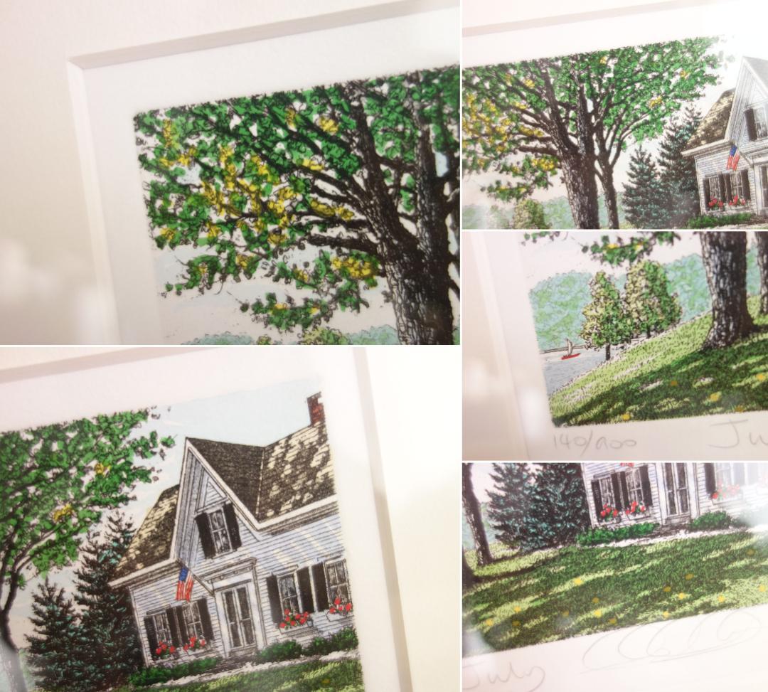 M▽キャロル コレット JULY 銅版画 エッチング (37861)