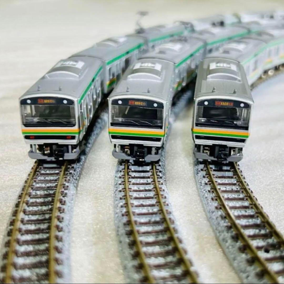 Bトレイン E231系 近郊 湘南色 15両フル編成 Nゲージ化 動力3両