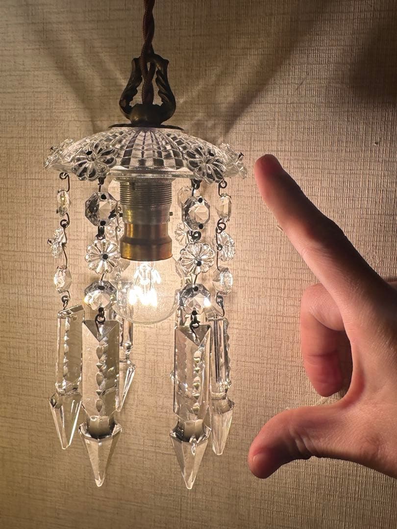 ＊cielページになります＊ スペアドロップ6個が付いたミニシャンデリア＊