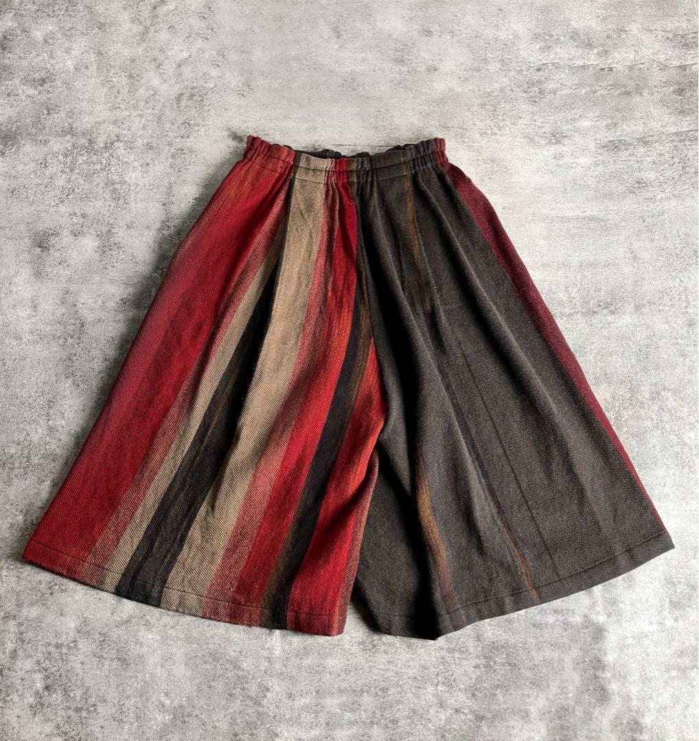 し*る様 タマキニイメ wide pants short ウールコットン 割引不