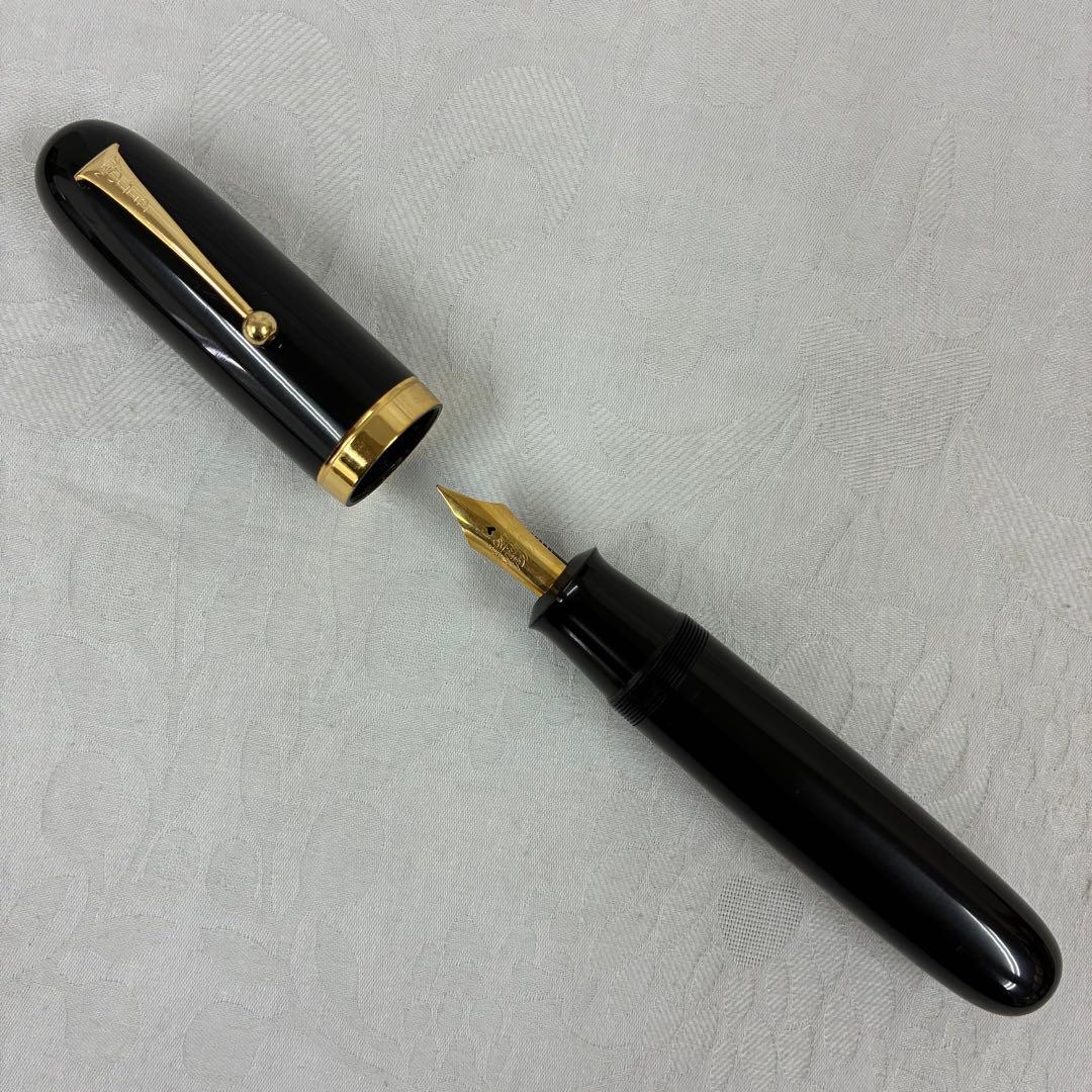 万年筆 極太 筆記具 ブラック クリップ FOUNTAIN PEN JUMBO