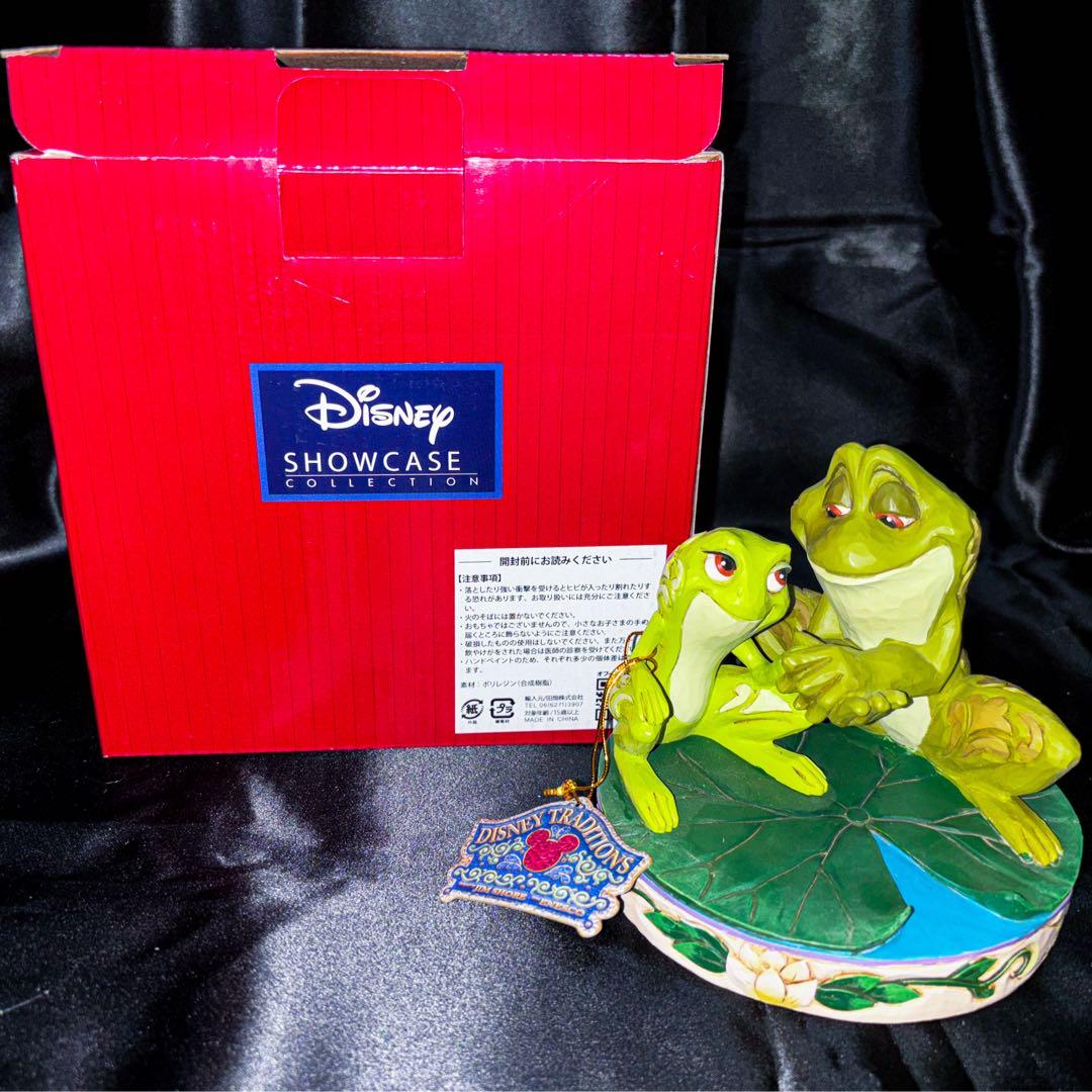 ディズニー　トラディション　プリンセスと魔法のキス　ティアナ　ナヴィーン　置物