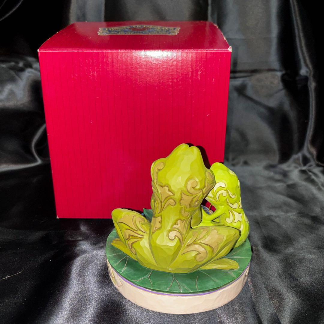 ディズニー　トラディション　プリンセスと魔法のキス　ティアナ　ナヴィーン　置物