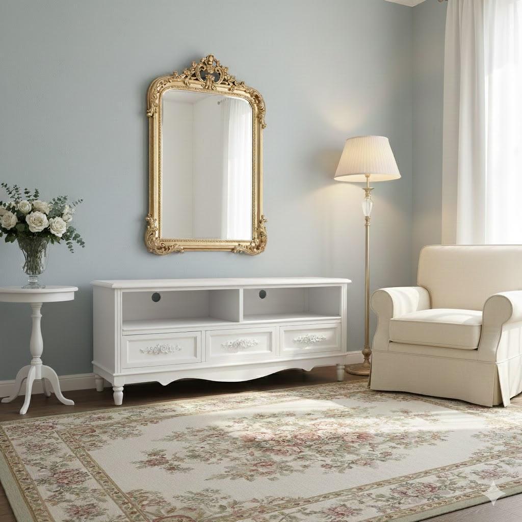 リピーター割【新品】フレンチシック　テレビ台 プリンセス　リビングボード