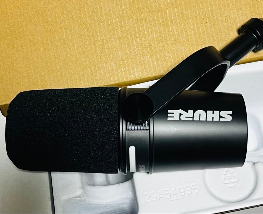 SHURE MV7+-K-J ポッドキャストマイクロホン（ブラック）