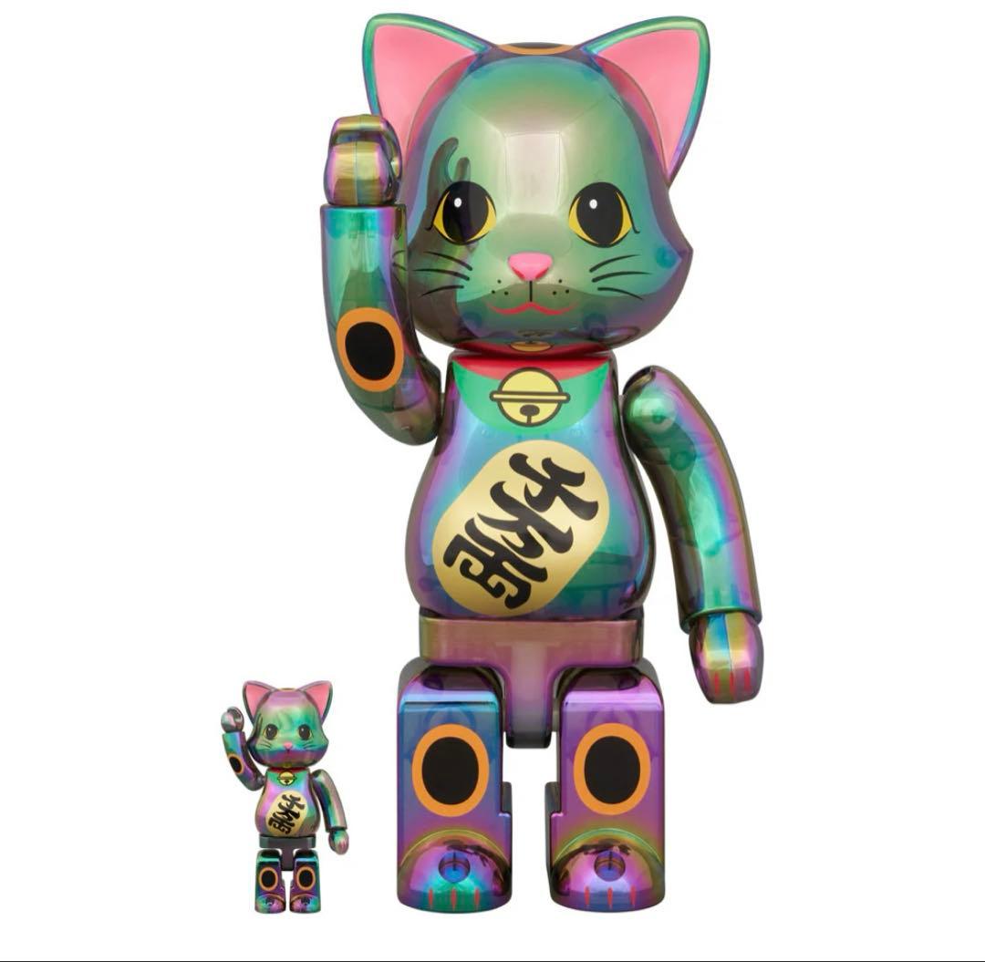 NY@BRICK 招き猫 100％ & 400％ （ 2個セット )