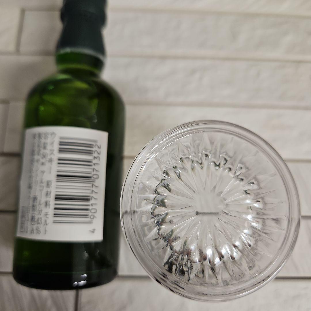 白洲ウイスキー　&　バカラ　グラス