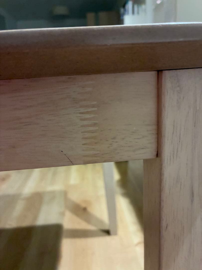 【大幅値引き・10月まで】LOWYA ダイニングテーブル 幅140cm