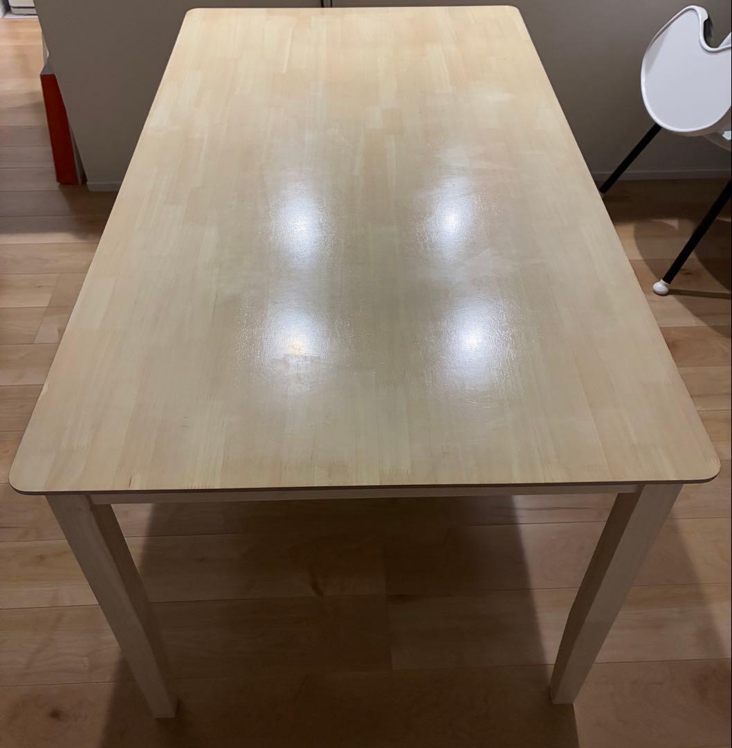 【大幅値引き・10月まで】LOWYA ダイニングテーブル 幅140cm