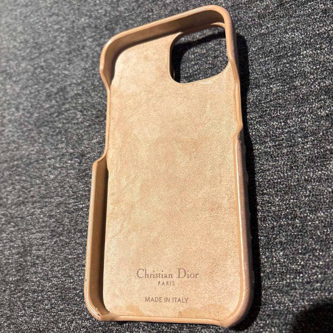 iPhone15 Dior iPhoneケース ピンクゴールド