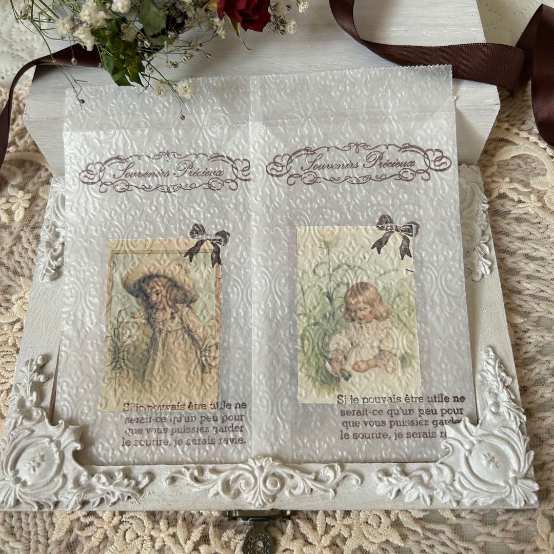 〜アンティーク少女のコラージュB〜グラシン封筒♡おすそ分け♡