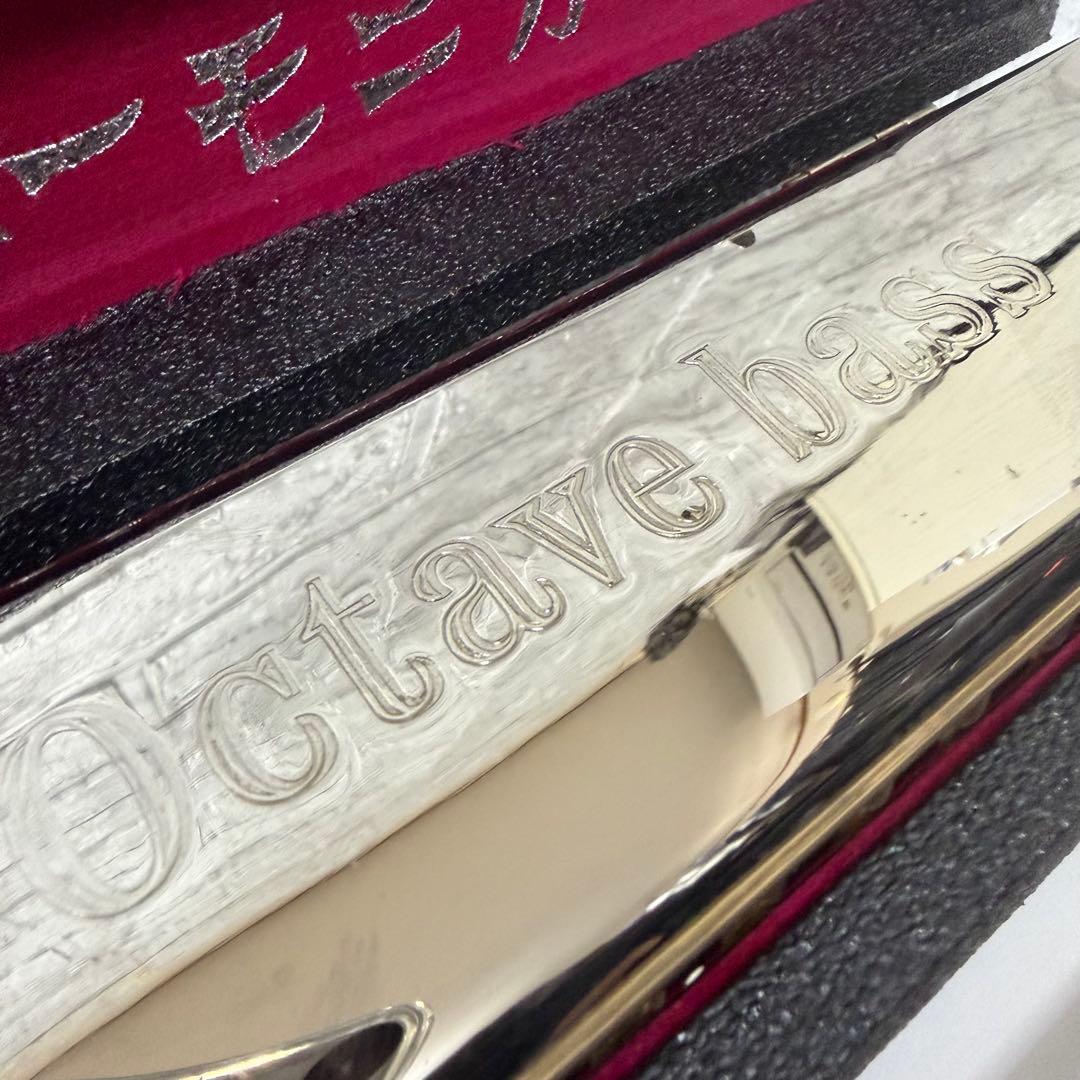 TOMBO トンボ　オクターブバスハーモニカ　アンサンブルハーモニカ　ケース付き