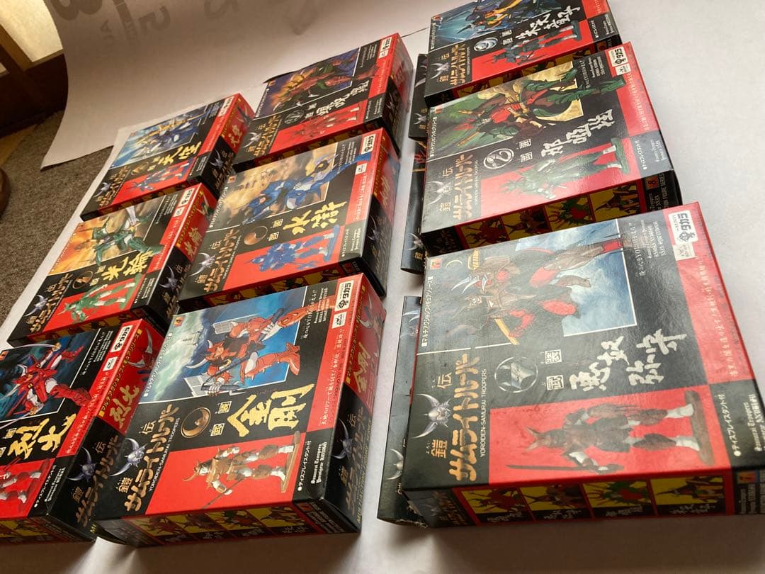 鎧伝サムライトルーパー　マルチアクションフィギュアシリーズ全9種完全コンプリート