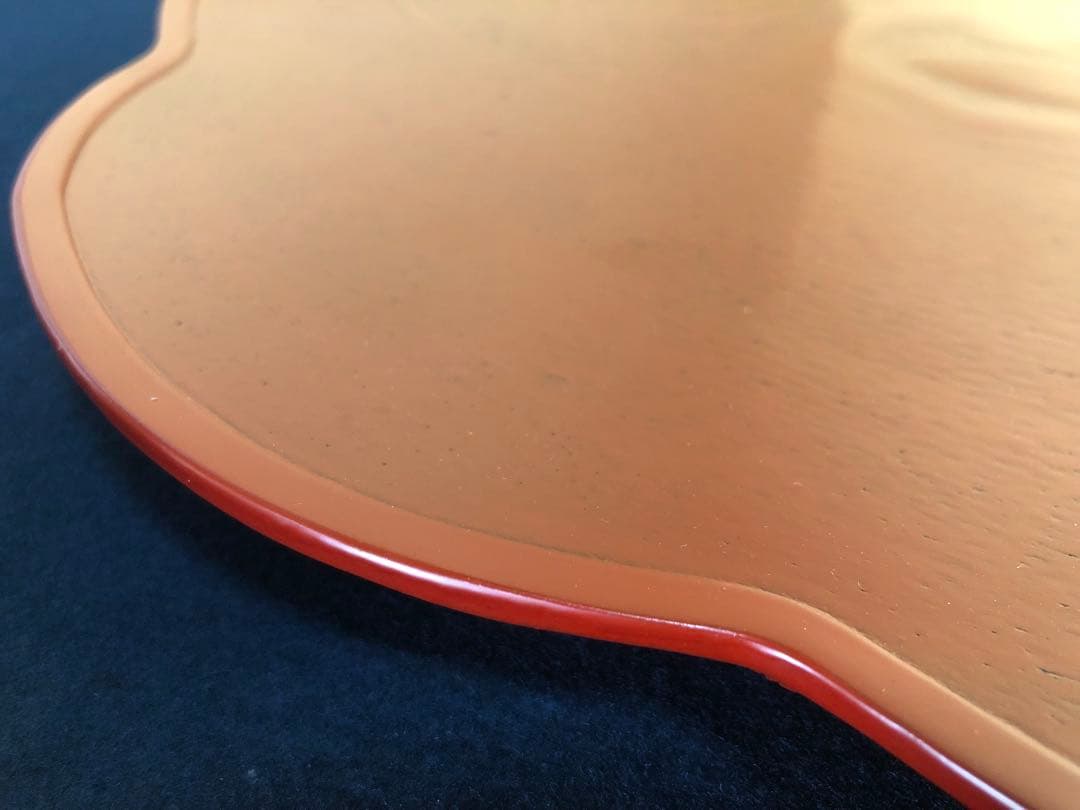 《レ》茶道具 尚古 光琳 梅形盆 塗師 好雲斎 共箱 251127お1