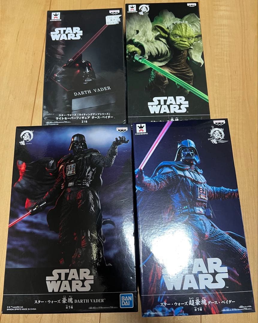 新品　スターウォーズ　star wars 豪塊　ヨーダ　ダースベイダー　4点