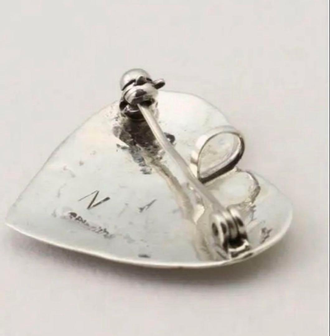 スノーキャッスル　HARPO ハート型シルバーブローチ&チャーム