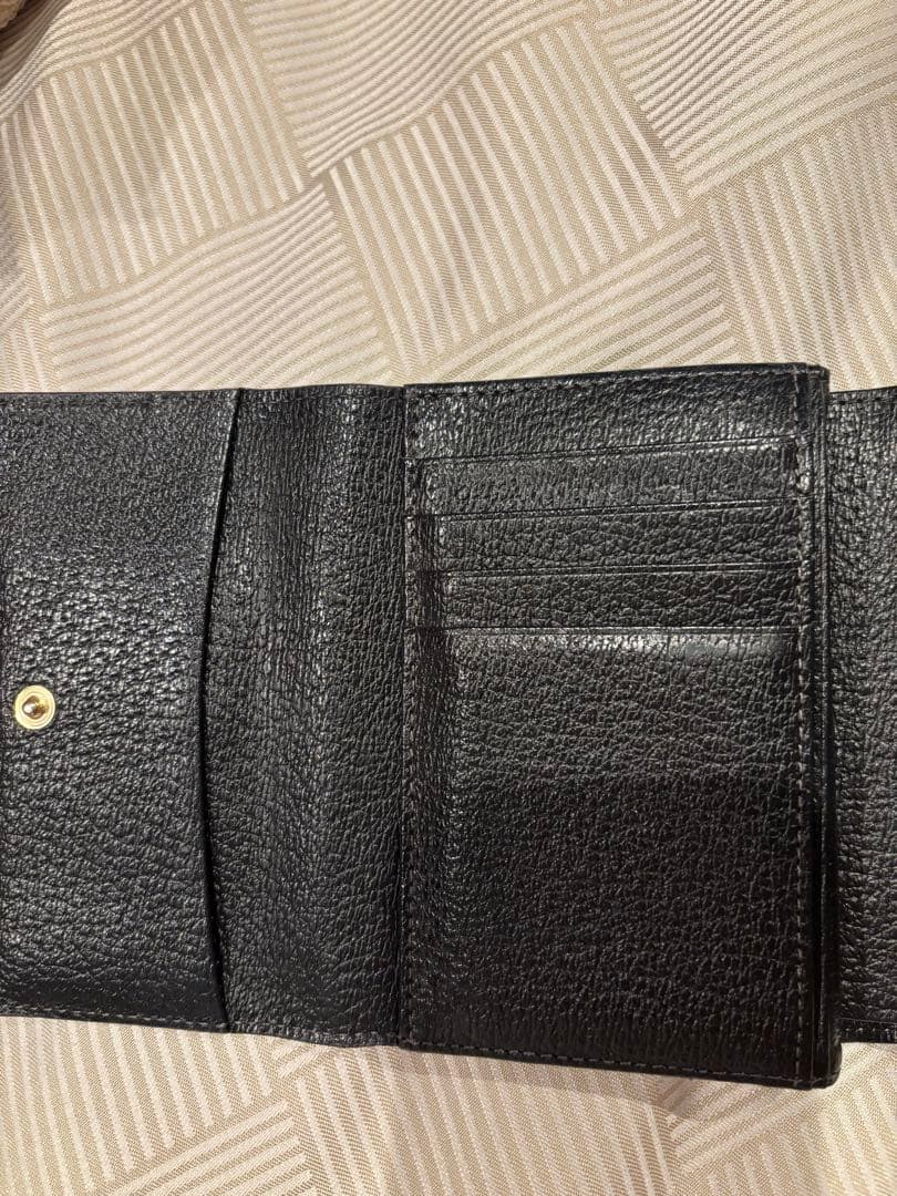 【Vivienne Westwood】ブラック三つ折り財布