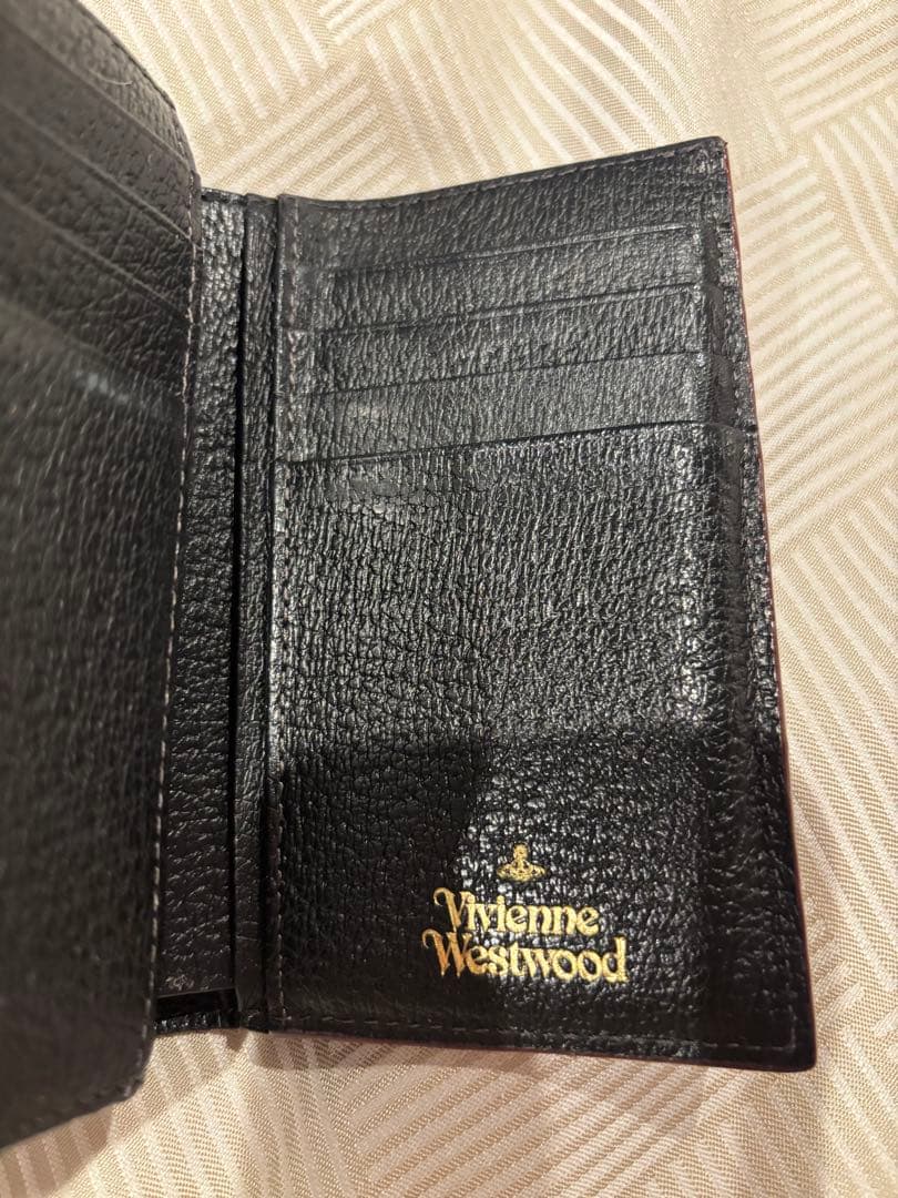 【Vivienne Westwood】ブラック三つ折り財布