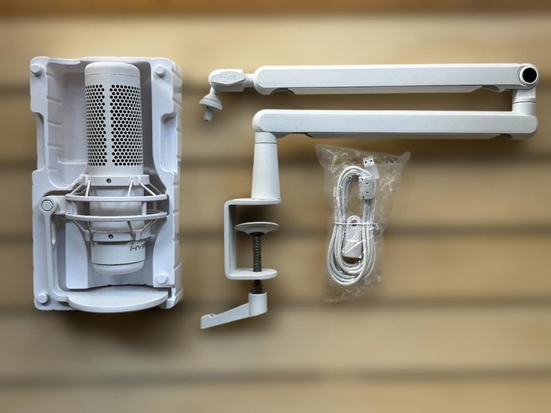 HyperX QuadCast S マイク& FIFINEマイクアームセット