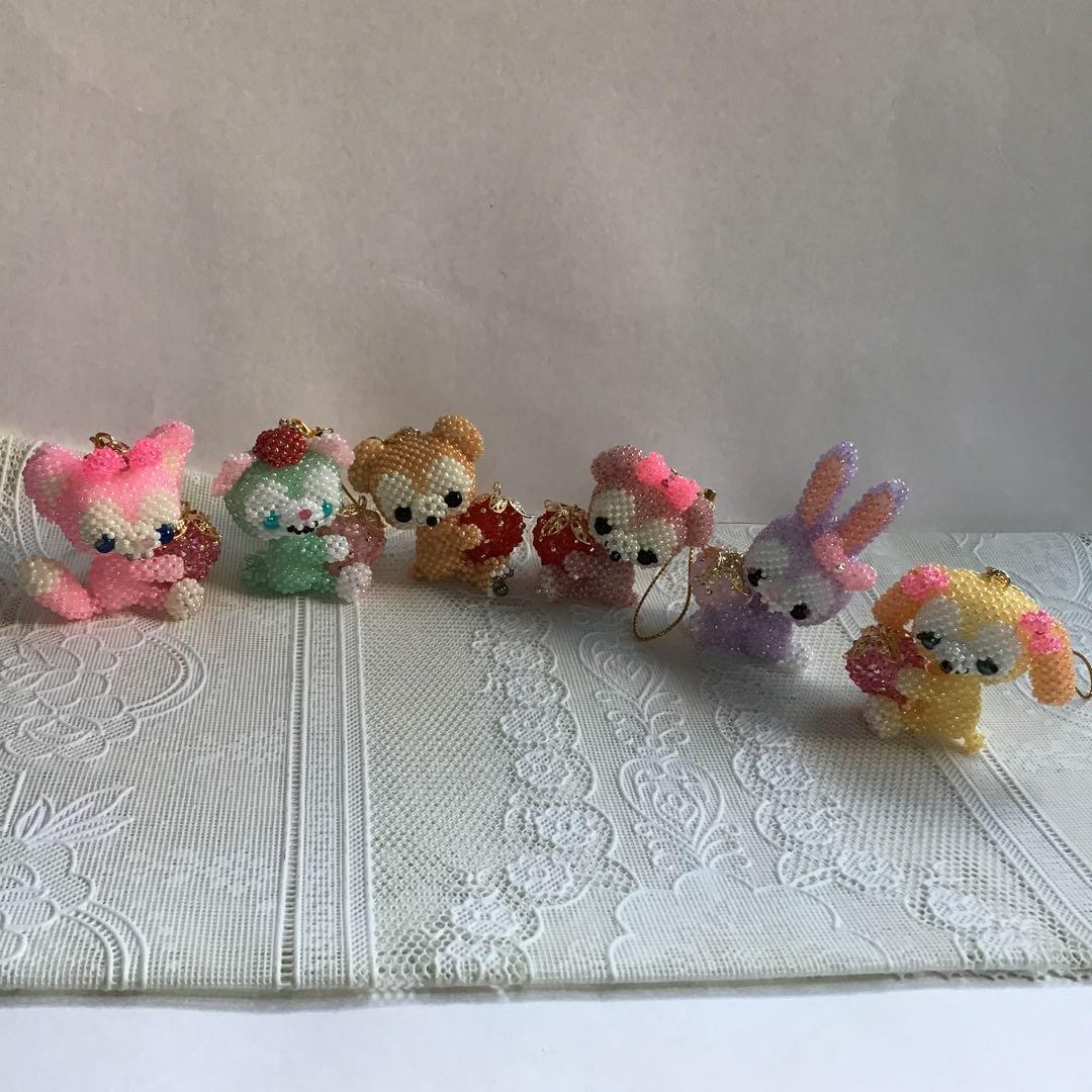 ビーズ完成品　ストラップ