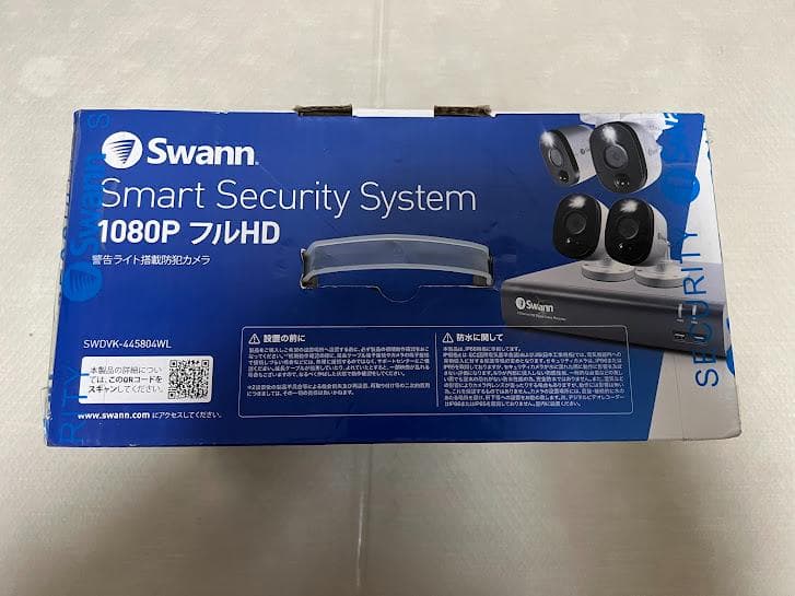未使用品 スワン Swann 警告ライト搭載防犯カメラ 1080p フルHD