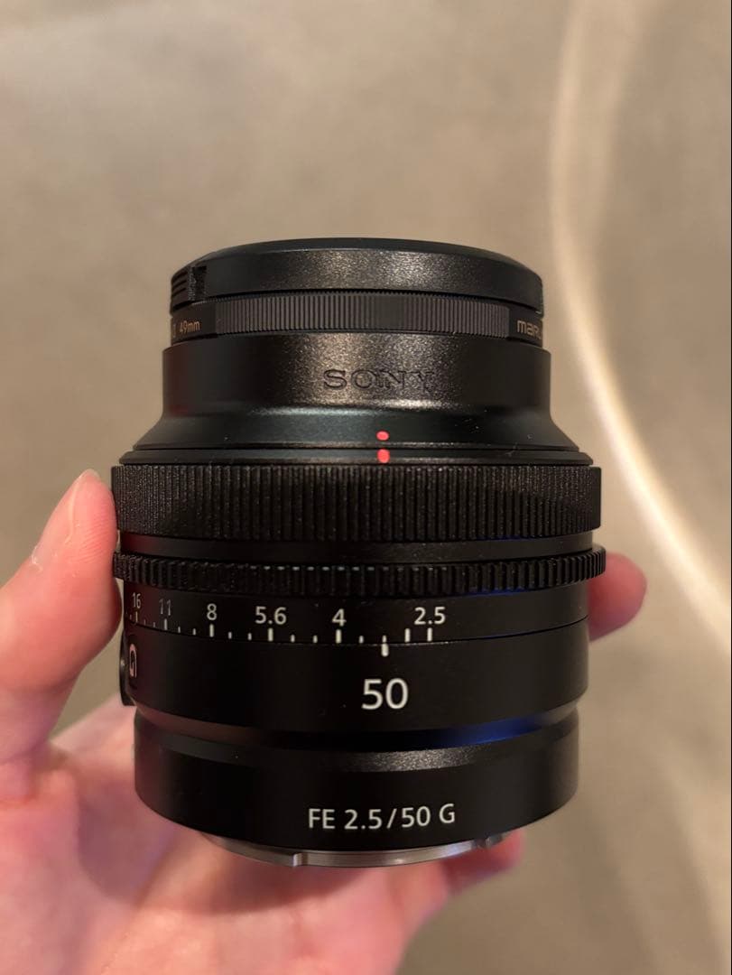 【超美品】SONY FE 50mm F2.5 G レンズ