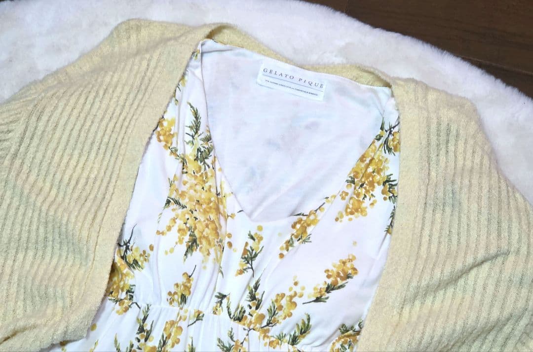 gelato pique ジェラートピケ【人気】ミモザ ロングワンピース セット