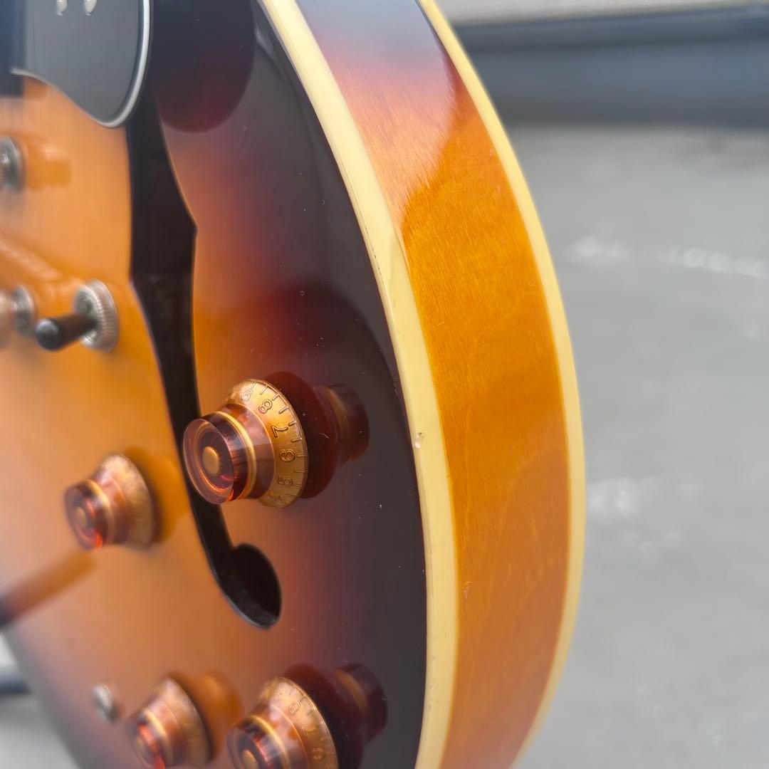 Epiphone dot VS セミアコ エピフォン ドット エレキギター