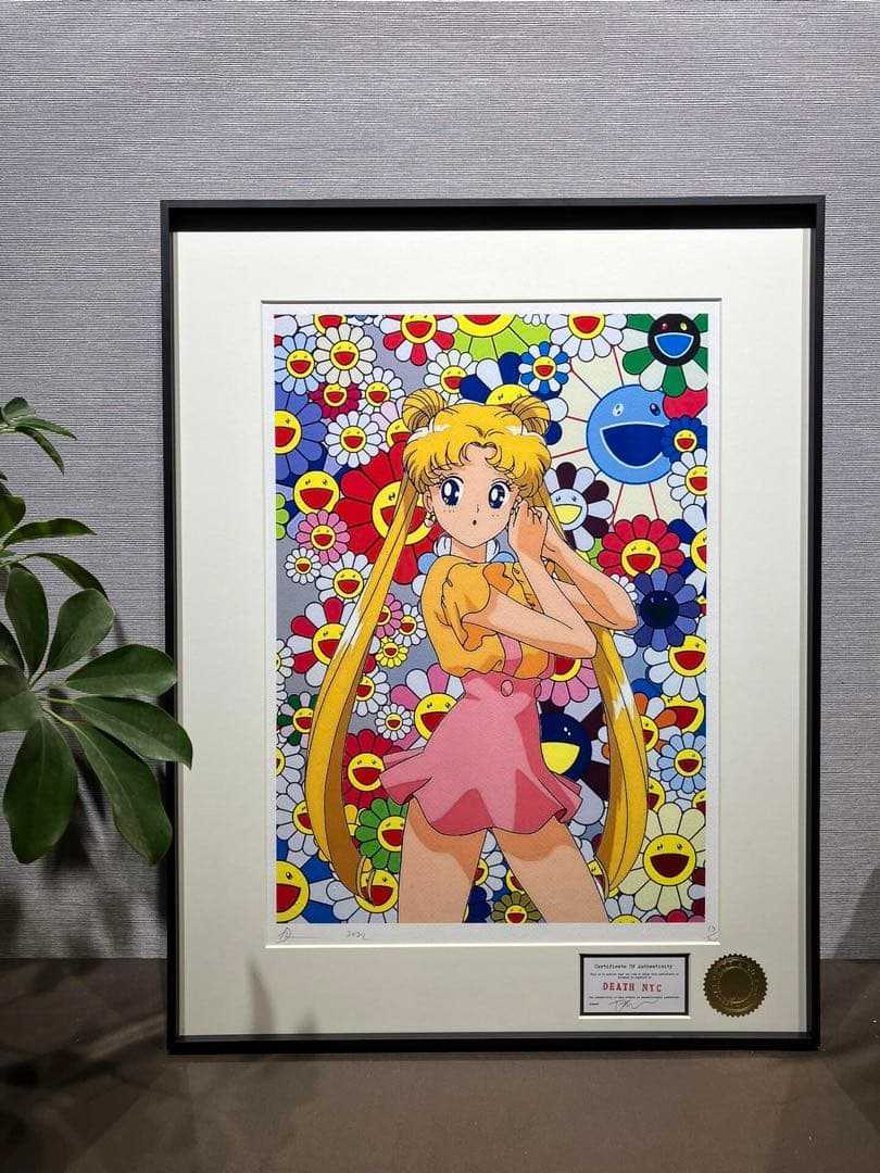 セーラームーン アートプリント 限定版 A3サイズ（額装）