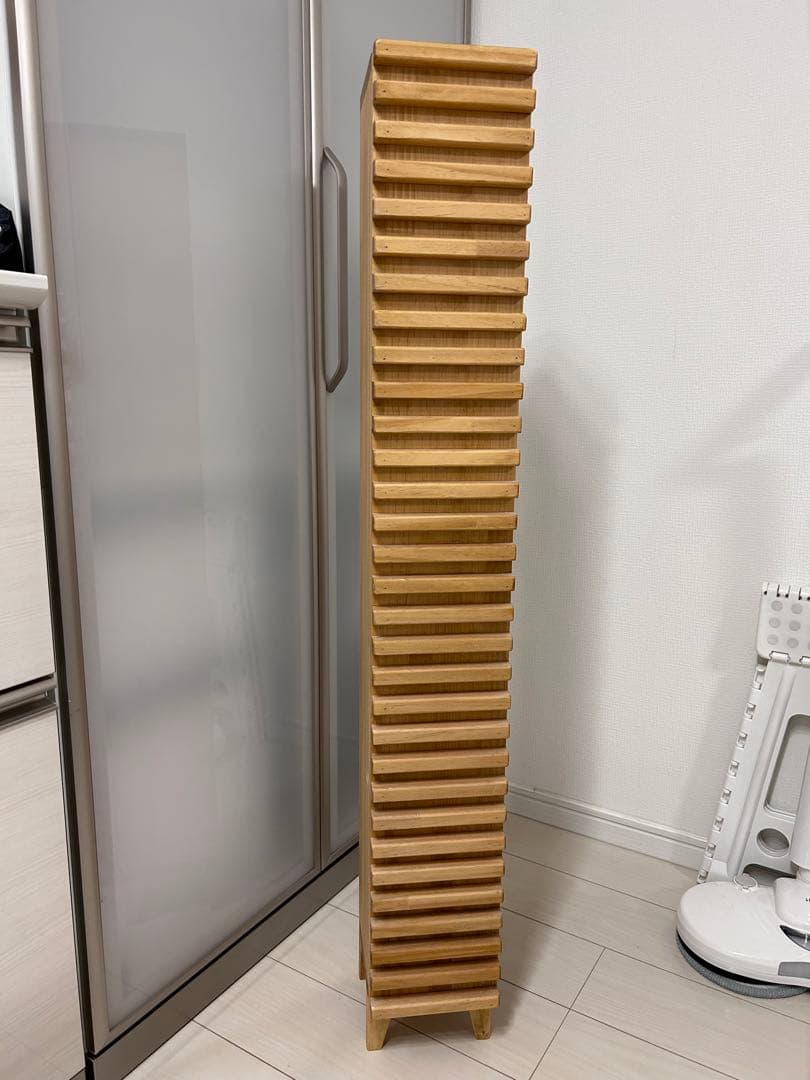 最終値下げ　隙間収納　トイレ収納　木製チェスト