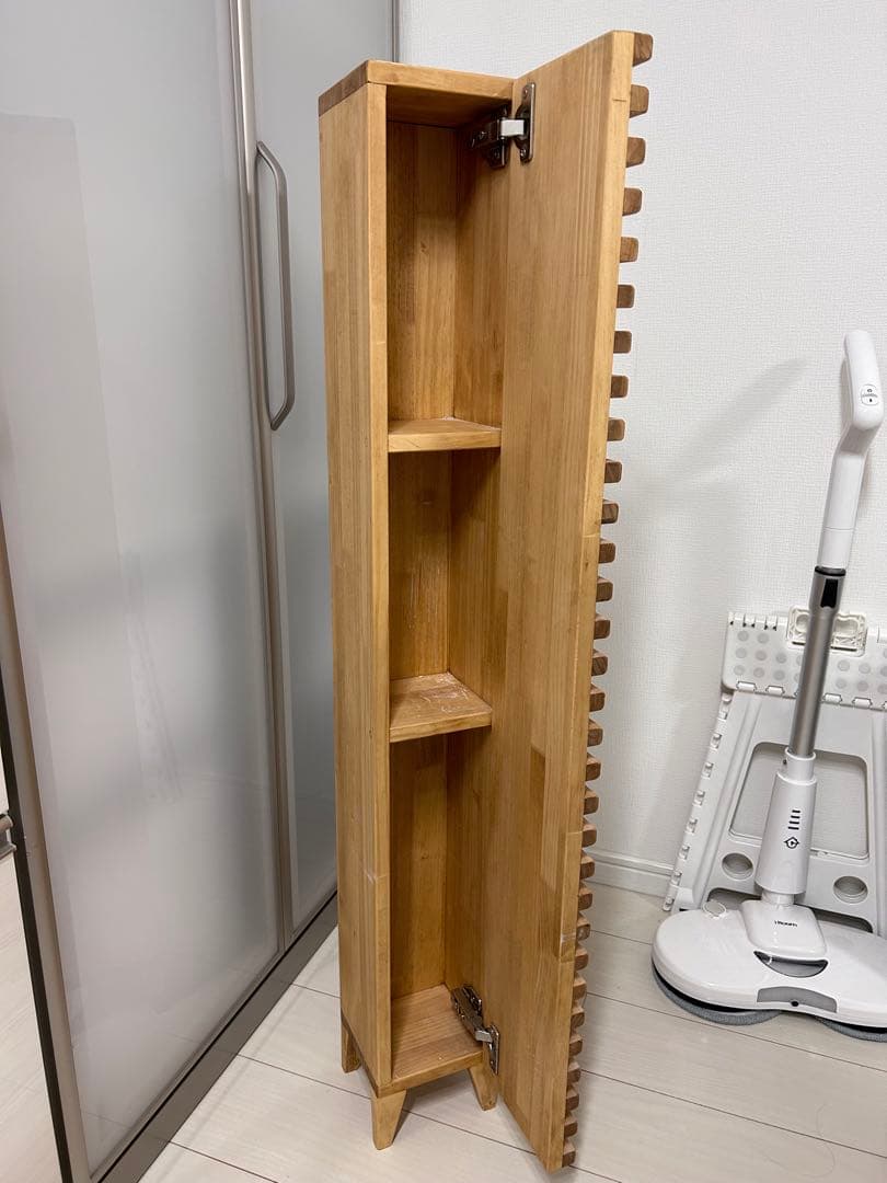 最終値下げ　隙間収納　トイレ収納　木製チェスト