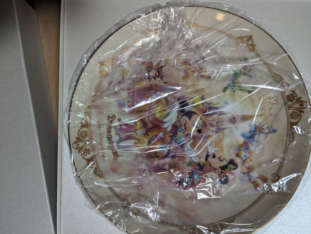 DISNEY 40周年 絵皿