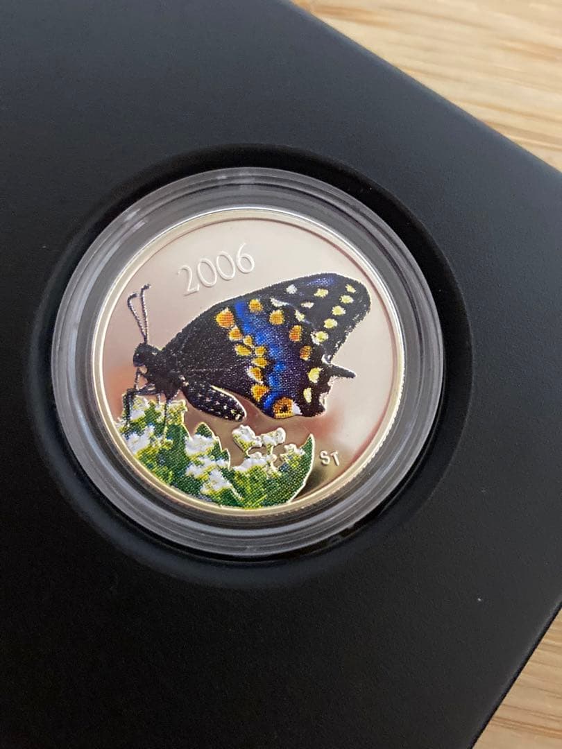 中嶋逸郎様　メキシコ&カナダクロキアゲハ銀貨セット