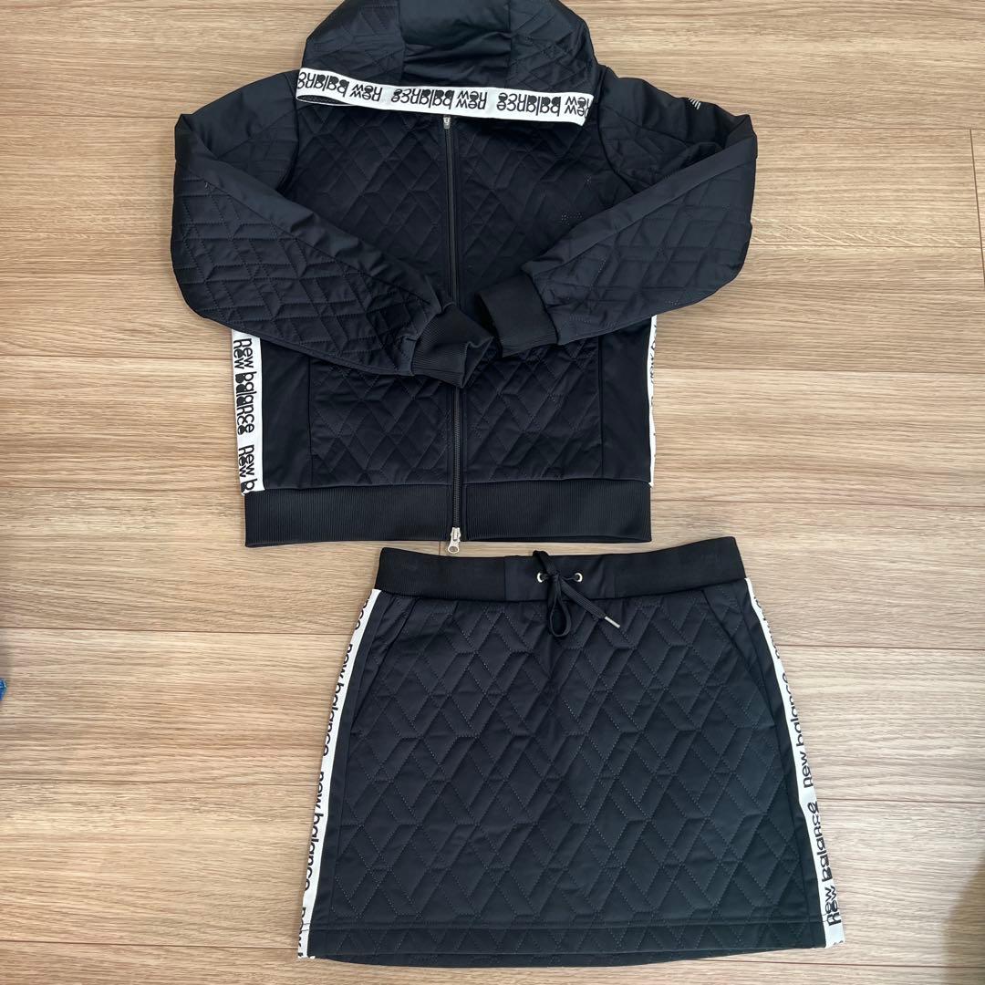 ニューバランスゴルフ　上下セット　中綿　スカート　パーカー　ジップアップ