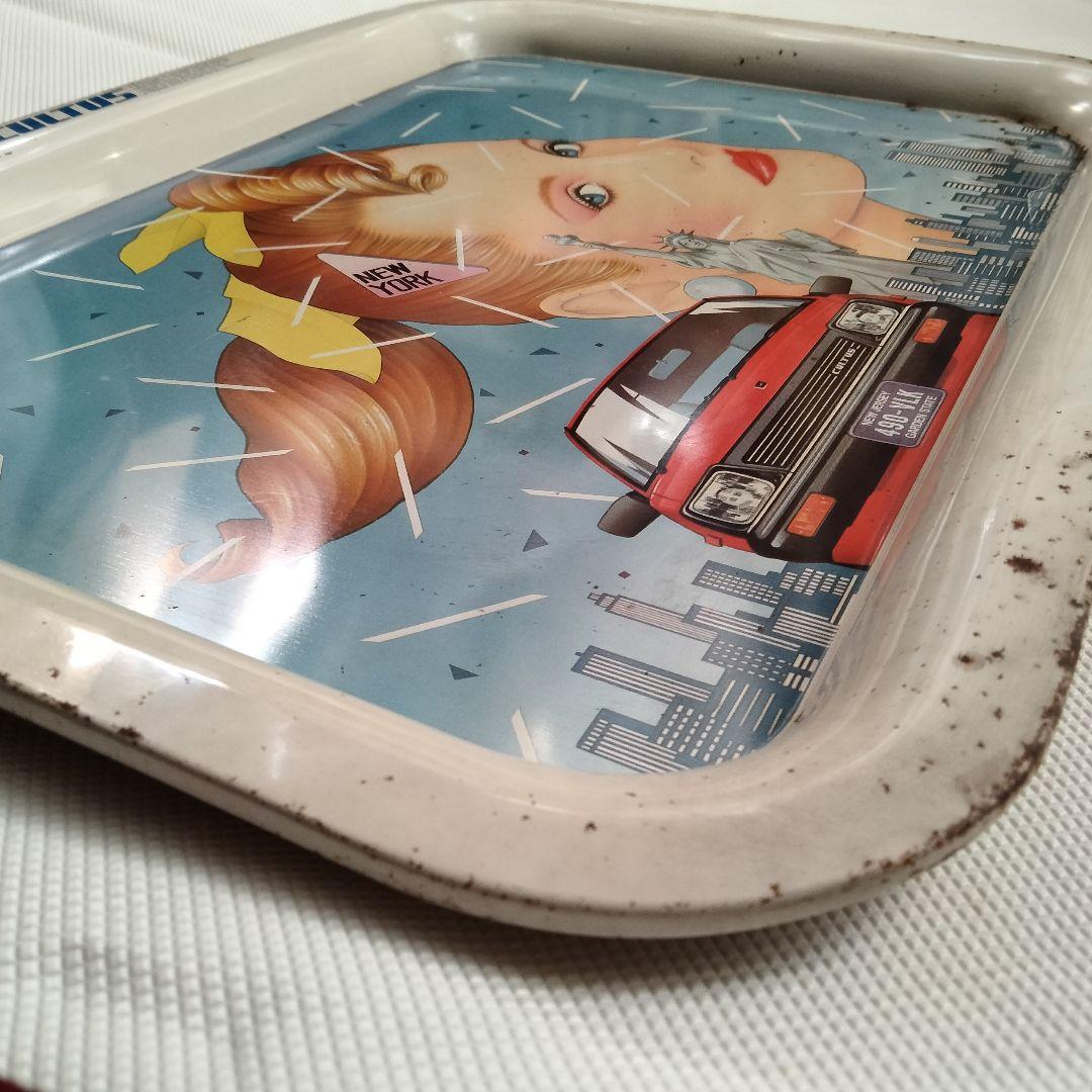 3543 ブリキトレイ SUZUKI CULTUS ノベルティ スズキ カルタス