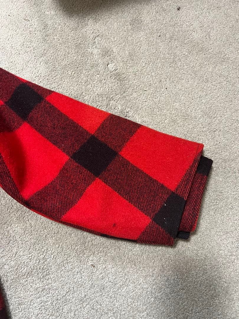 【美品】C.C. FILSON CO. マッキーノクルーザー　ジャケット 赤黒