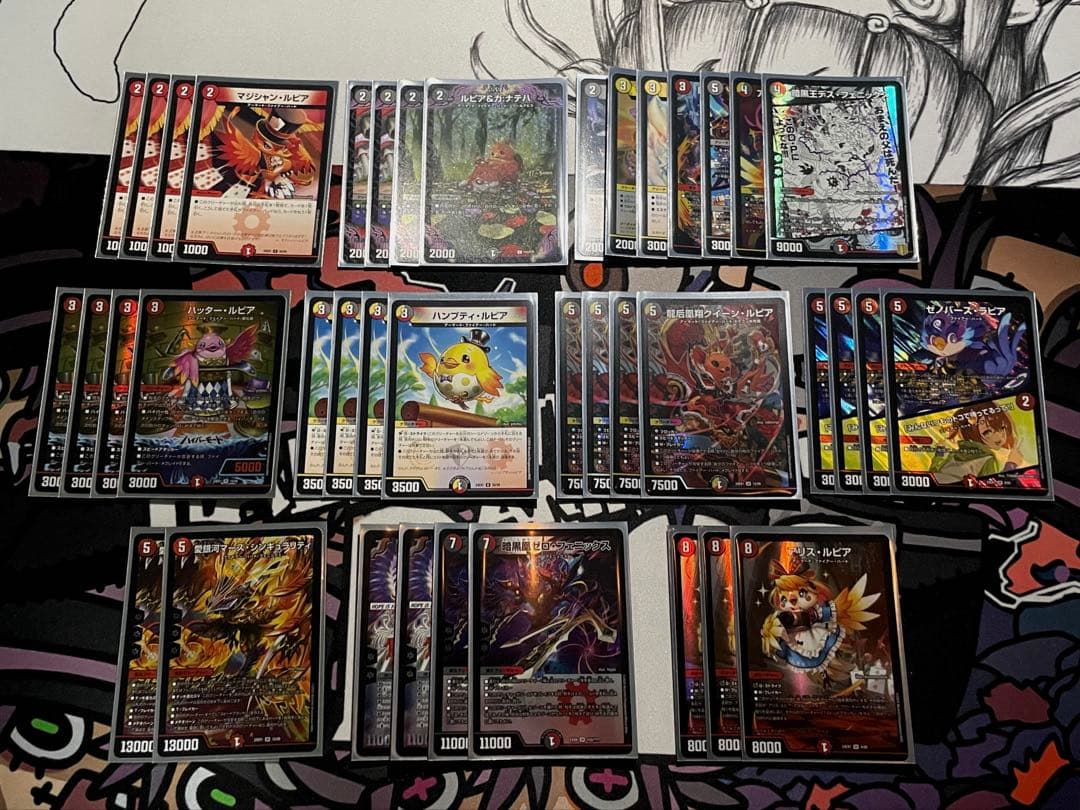 調整パーツ付　赤黒フェニックス　ゼロフェニックス　デイガファイアーバード　デッキ