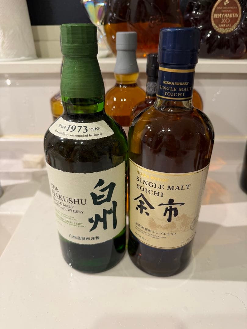 一流ウイスキー18本コレクション。