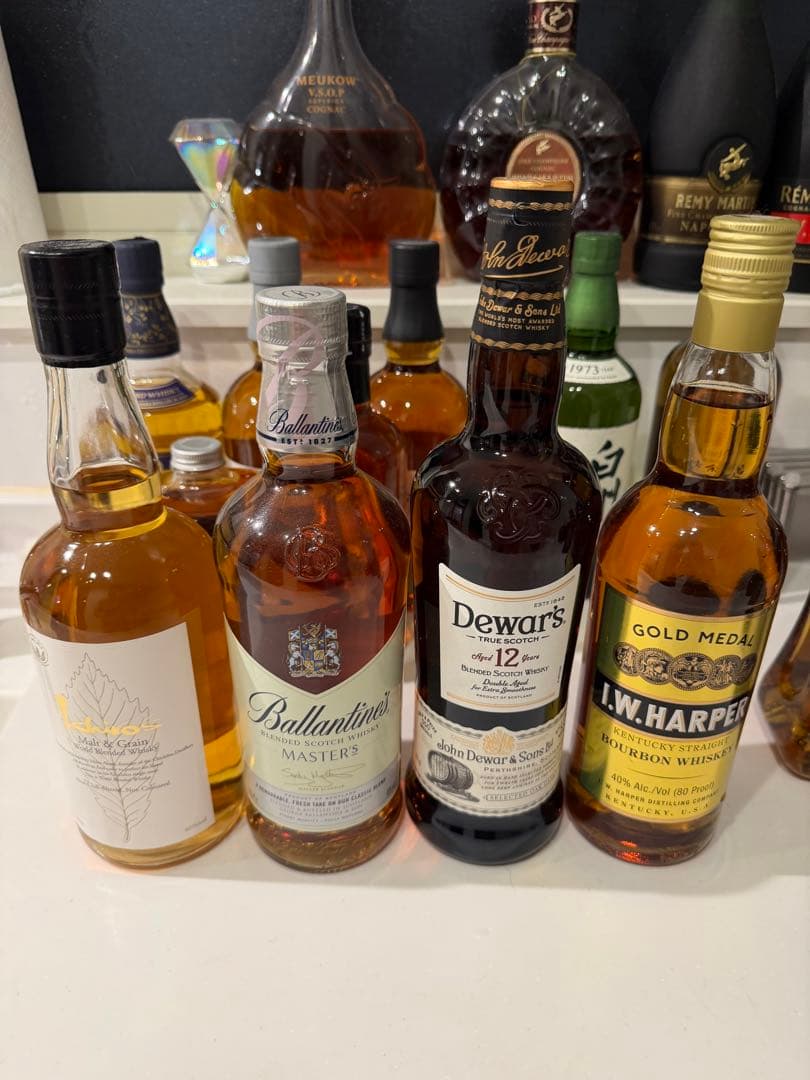 一流ウイスキー18本コレクション。