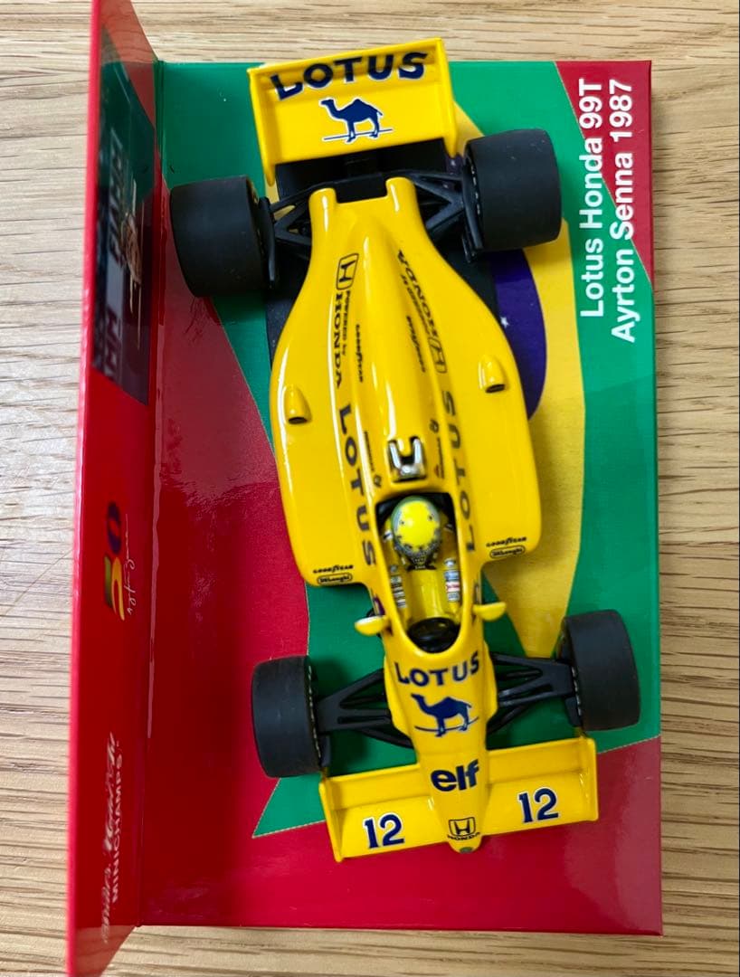 ミニチャンプスF1 ロータスホンダ99T A.セナ 生誕50年限定版 1/43