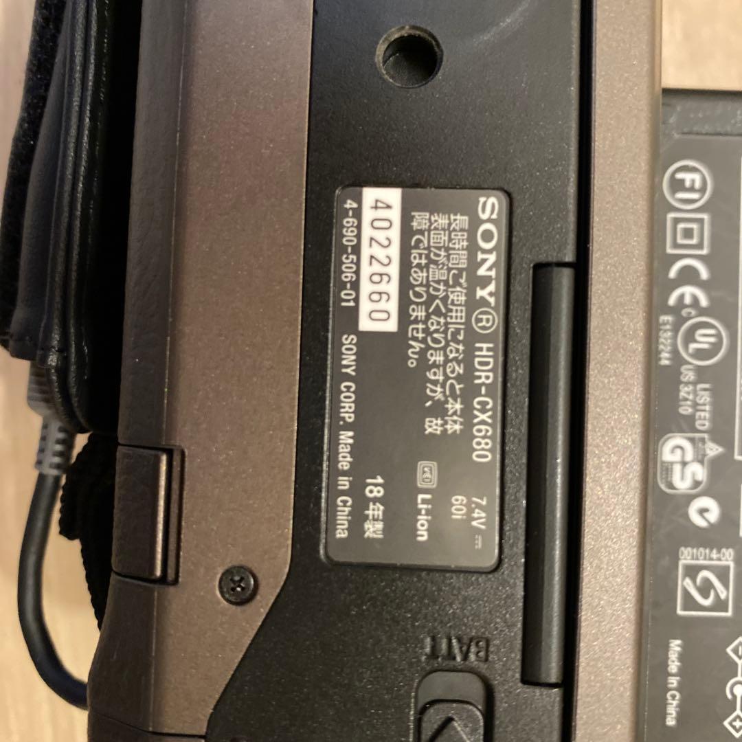 SONY HDR-CX680 ビデオカメラ本体