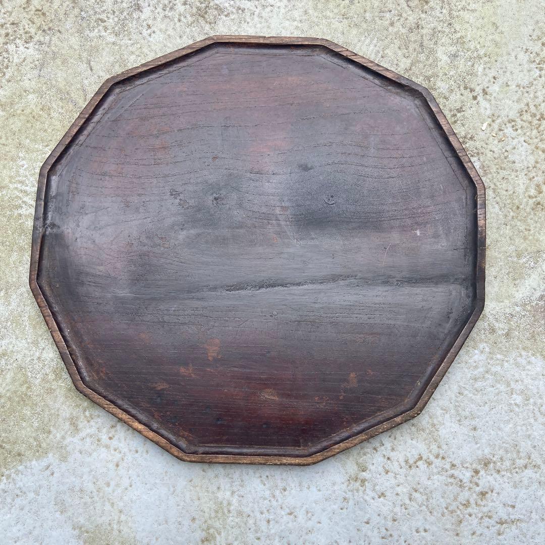 李朝十二角膳盆 富山 孝一 骨董品 韓国骨董 酒器盆