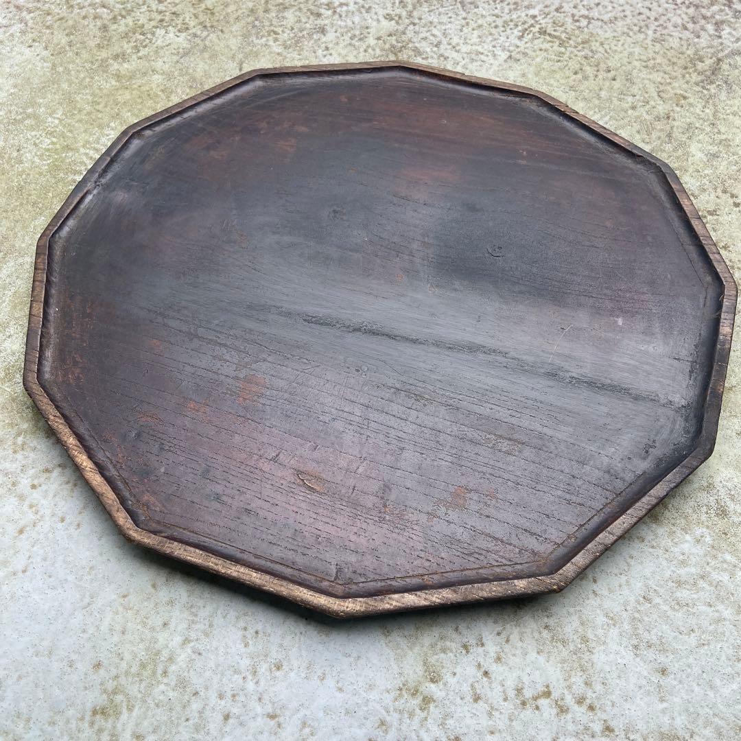 李朝十二角膳盆 富山 孝一 骨董品 韓国骨董 酒器盆