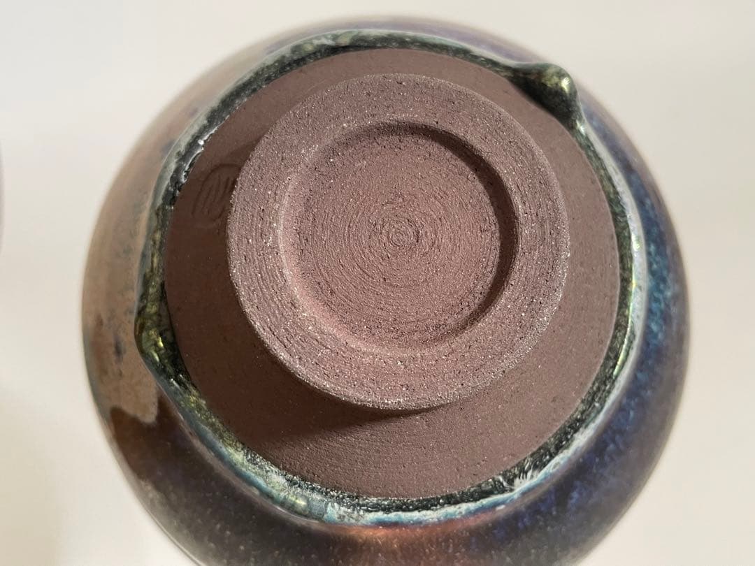 陶芸家　長江惣吉　燿変　天目　錦　茶碗　茶盌　抹茶碗　天目盌　共箱