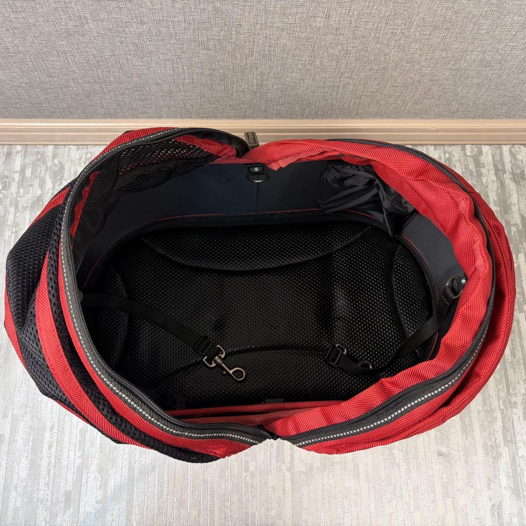 Air Buggy ドーム2コットSMサイズ タンゴレッド アダプタ欠品