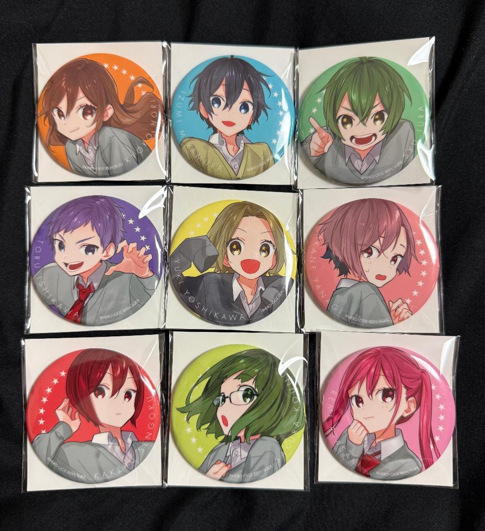 ホリミヤ 缶バッジ アニぱらCAFE ホリミヤカフェ