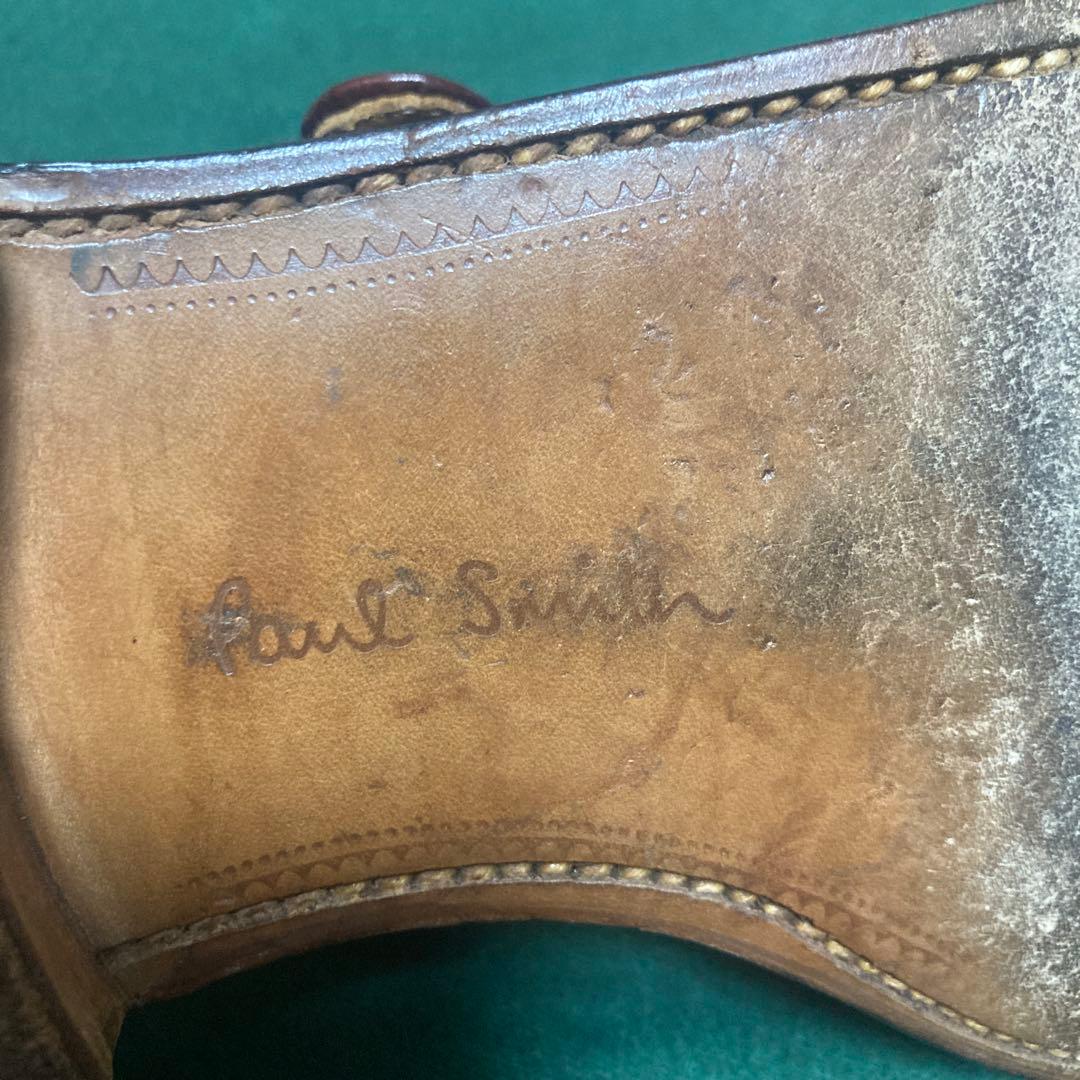 ポールスミス別注クロケットandジョーンズ製シングルモンク